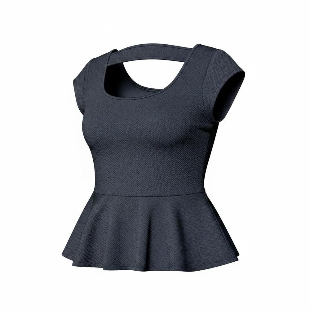 Deb Women's Black and Grey Blouse